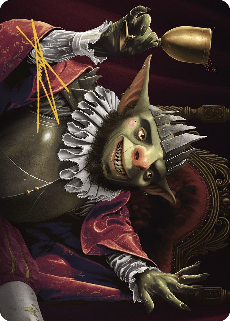 Krenko, Baron of Tin Street Art Card (Gold-Stamped Signature) [Murders at Karlov Manor Art Series] | Shuffle n Cut Hobbies & Games