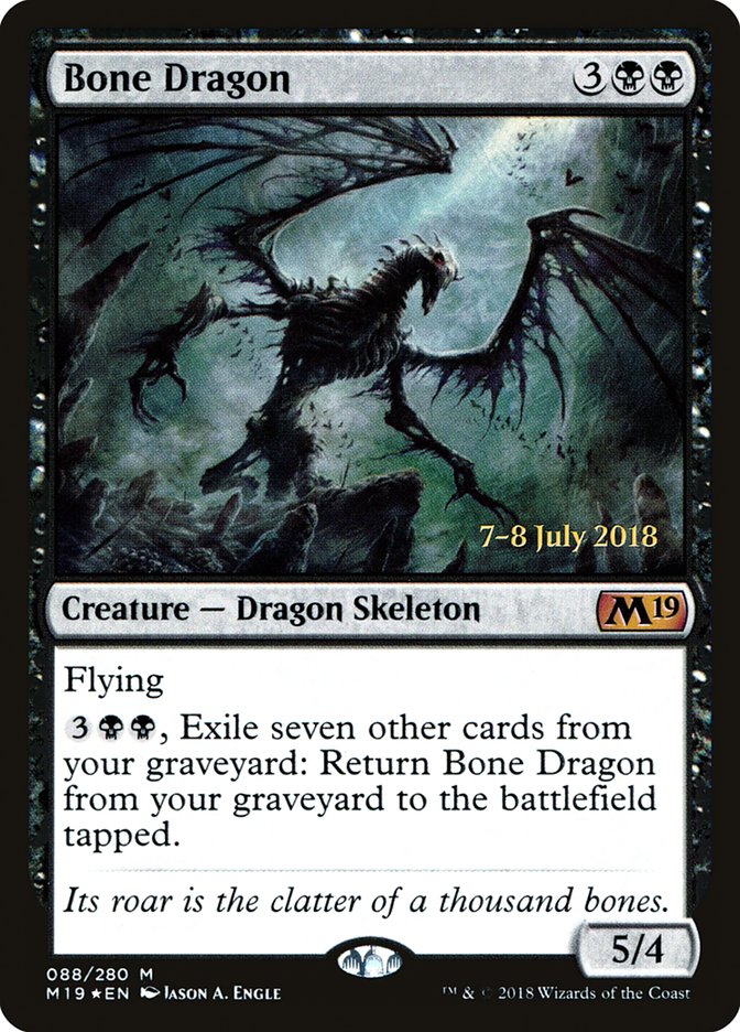 Bone Dragon [Core Set 2019 Prerelease Promos] | Shuffle n Cut Hobbies & Games