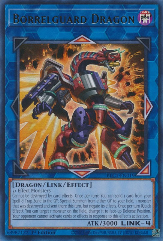 Borrelguard Dragon [BLC1-EN019] Ultra Rare | Shuffle n Cut Hobbies & Games