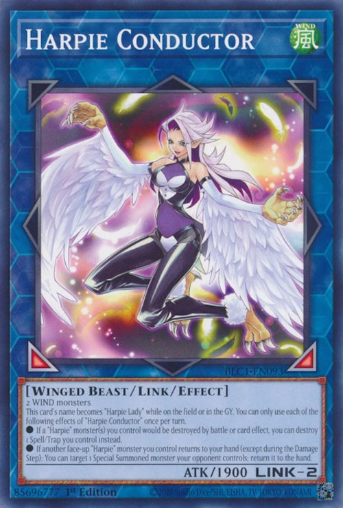Harpie Conductor [BLC1-EN093] Common | Shuffle n Cut Hobbies & Games