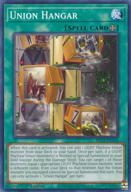 Union Hangar [BLC1-EN124] Common | Shuffle n Cut Hobbies & Games