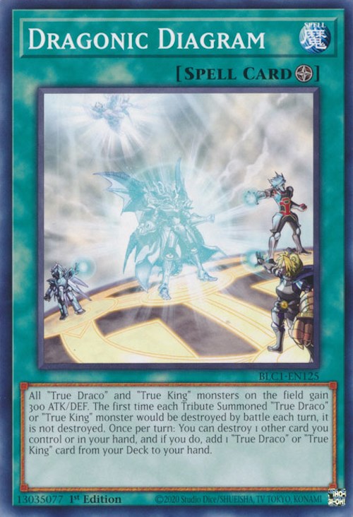 Dragonic Diagram [BLC1-EN125] Common | Shuffle n Cut Hobbies & Games