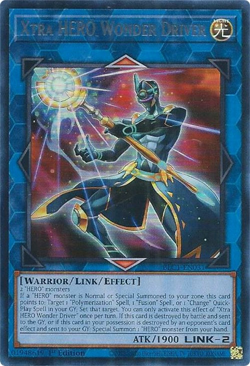 Xtra HERO Wonder Driver (Silver) [BLC1-EN031] Ultra Rare | Shuffle n Cut Hobbies & Games