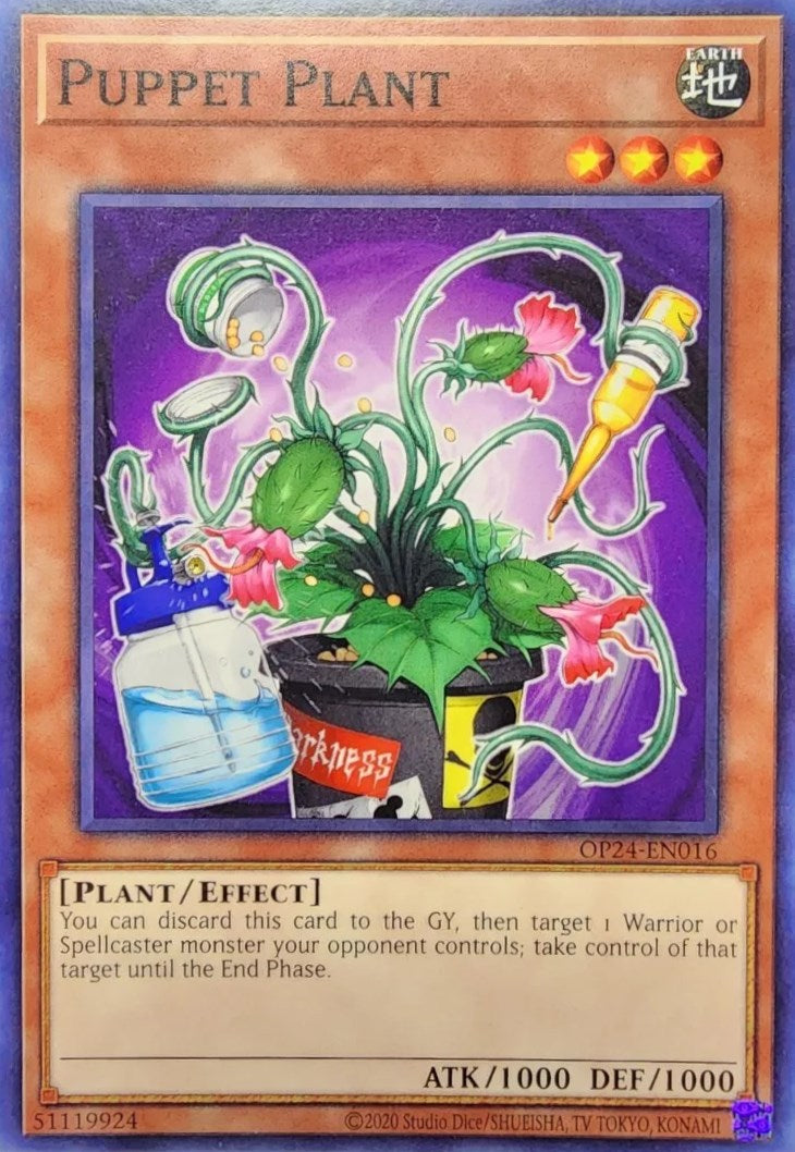 Puppet Plant [OP24-EN016] Common | Shuffle n Cut Hobbies & Games