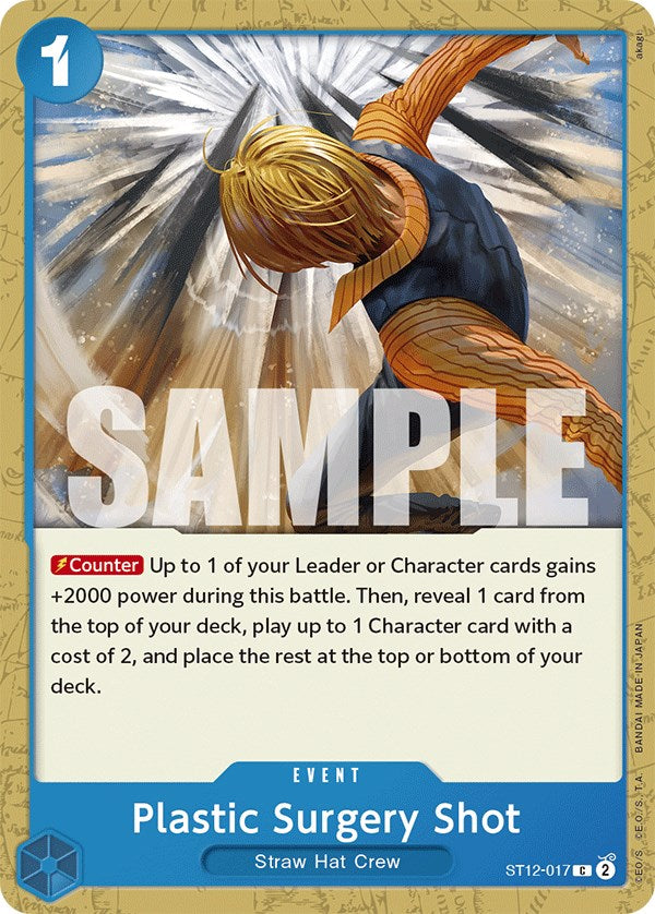 Plastic Surgery Shot [Starter Deck: Zoro and Sanji] | Shuffle n Cut Hobbies & Games