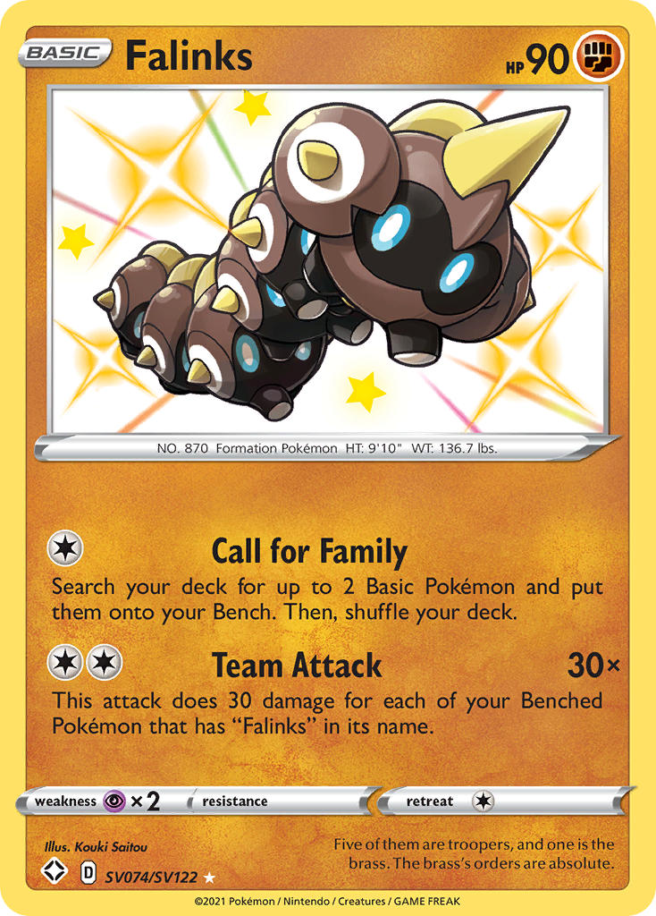 Falinks (SV074/SV122) [Sword & Shield: Shining Fates] | Shuffle n Cut Hobbies & Games