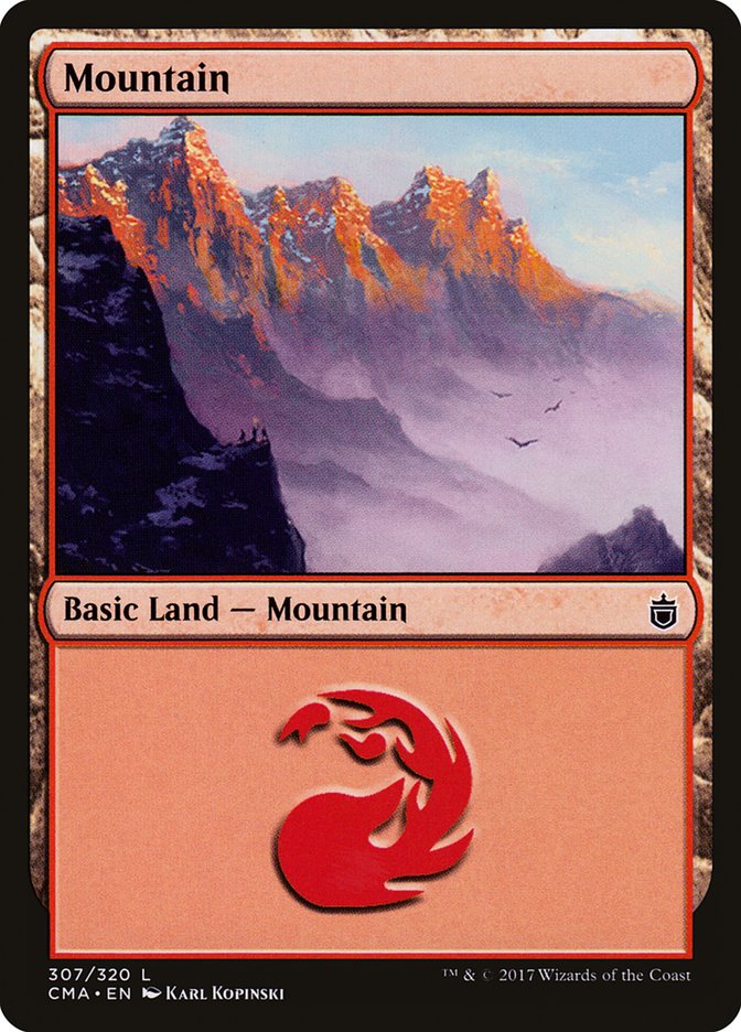 Mountain (307) [Commander Anthology] | Shuffle n Cut Hobbies & Games