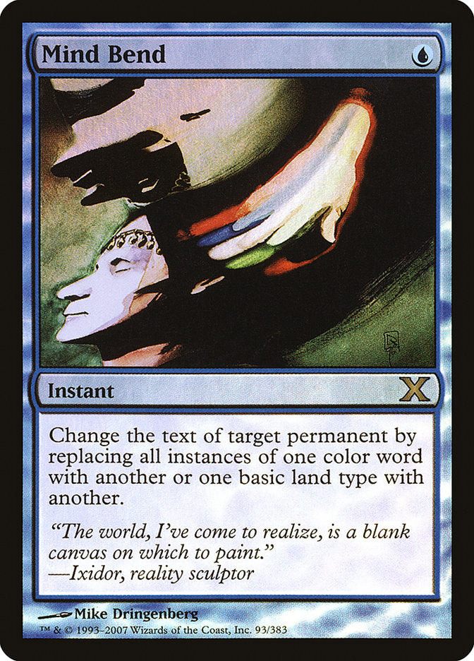 Mind Bend (Premium Foil) [Tenth Edition] | Shuffle n Cut Hobbies & Games