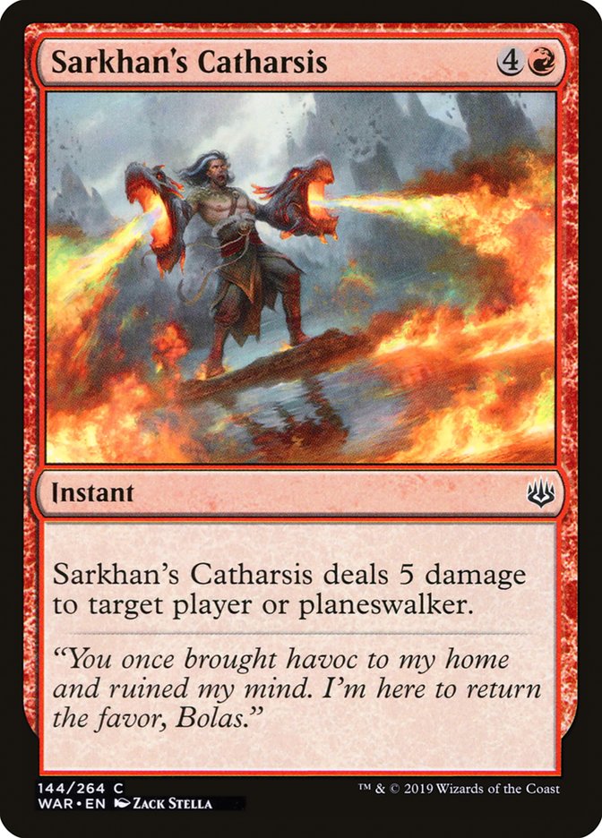 Sarkhan's Catharsis [War of the Spark] | Shuffle n Cut Hobbies & Games