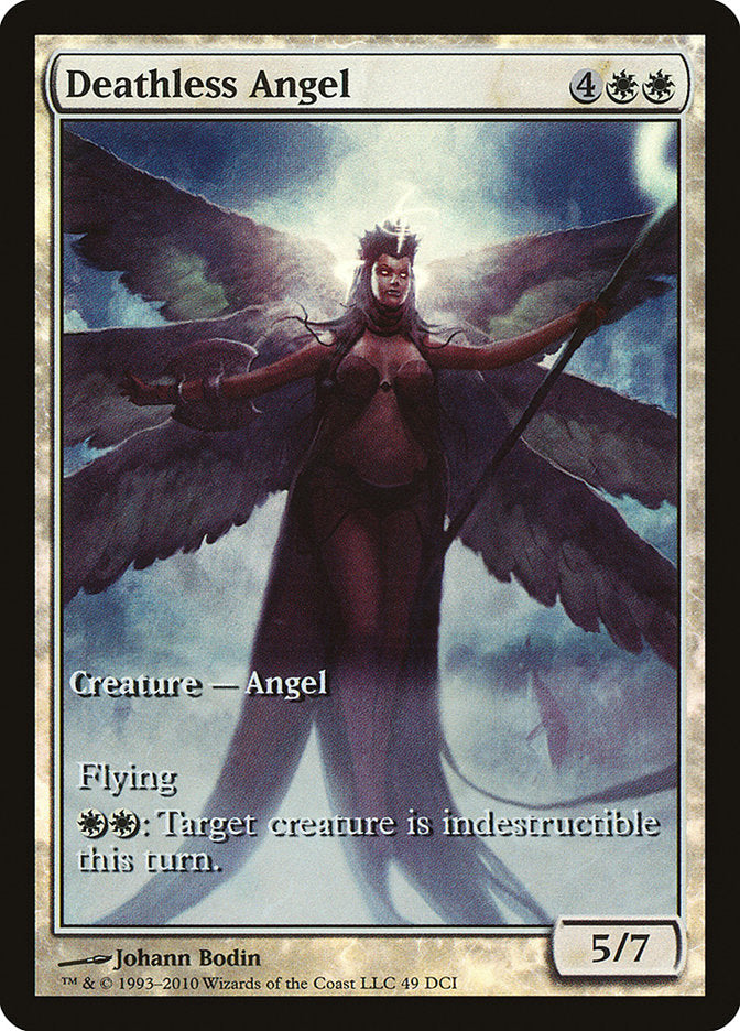 Deathless Angel (Game Day) (Extended Art) [Rise of the Eldrazi Promos] | Shuffle n Cut Hobbies & Games