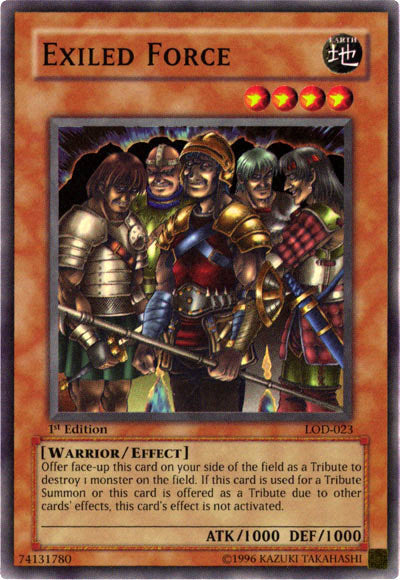 Exiled Force [LOD-023] Super Rare | Shuffle n Cut Hobbies & Games