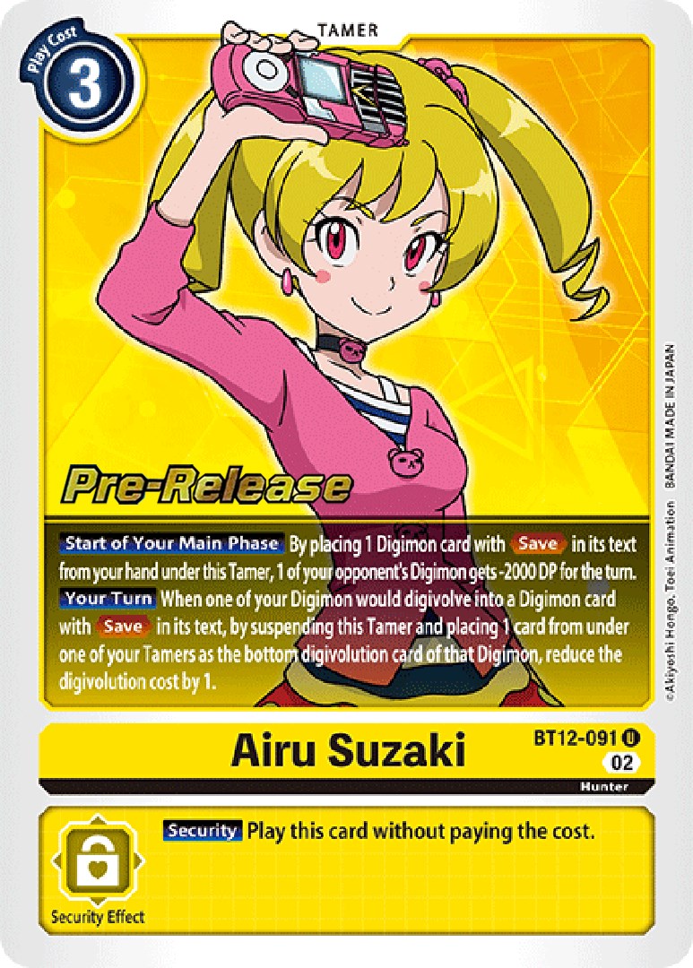 Airu Suzaki [BT12-091] [Across Time Pre-Release Cards] | Shuffle n Cut Hobbies & Games