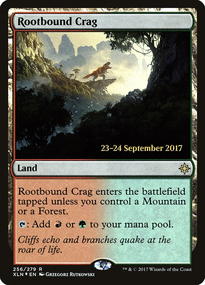Rootbound Crag [Ixalan Prerelease Promos] | Shuffle n Cut Hobbies & Games