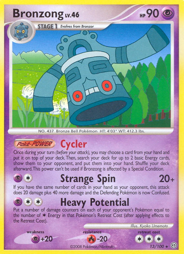 Bronzong (13/100) [Diamond & Pearl: Stormfront] | Shuffle n Cut Hobbies & Games