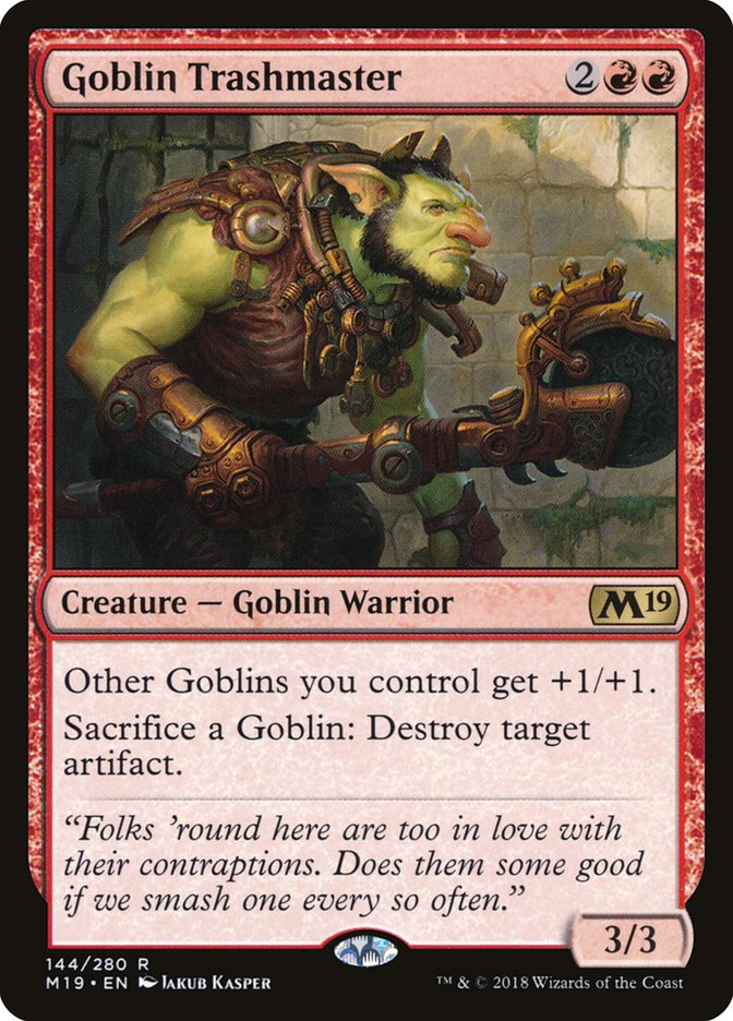 Goblin Trashmaster [Core Set 2019] | Shuffle n Cut Hobbies & Games