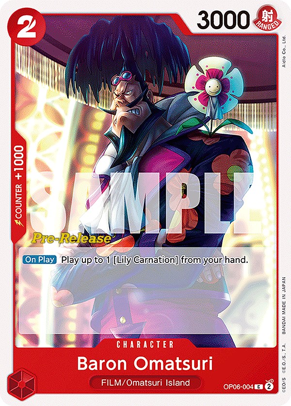 Baron Omatsuri [Wings of the Captain Pre-Release Cards] | Shuffle n Cut Hobbies & Games