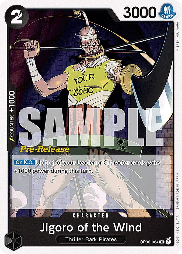 Jigoro of the Wind [Wings of the Captain Pre-Release Cards] | Shuffle n Cut Hobbies & Games