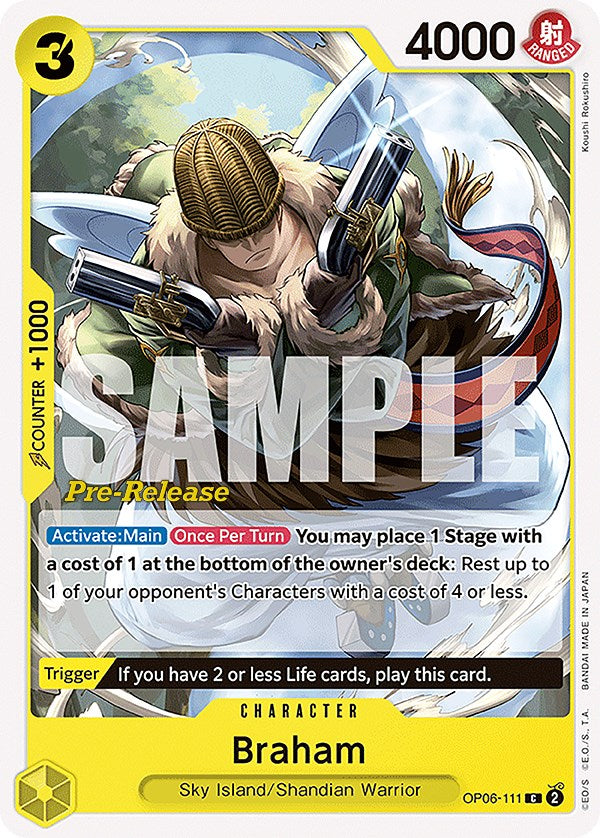 Braham [Wings of the Captain Pre-Release Cards] | Shuffle n Cut Hobbies & Games
