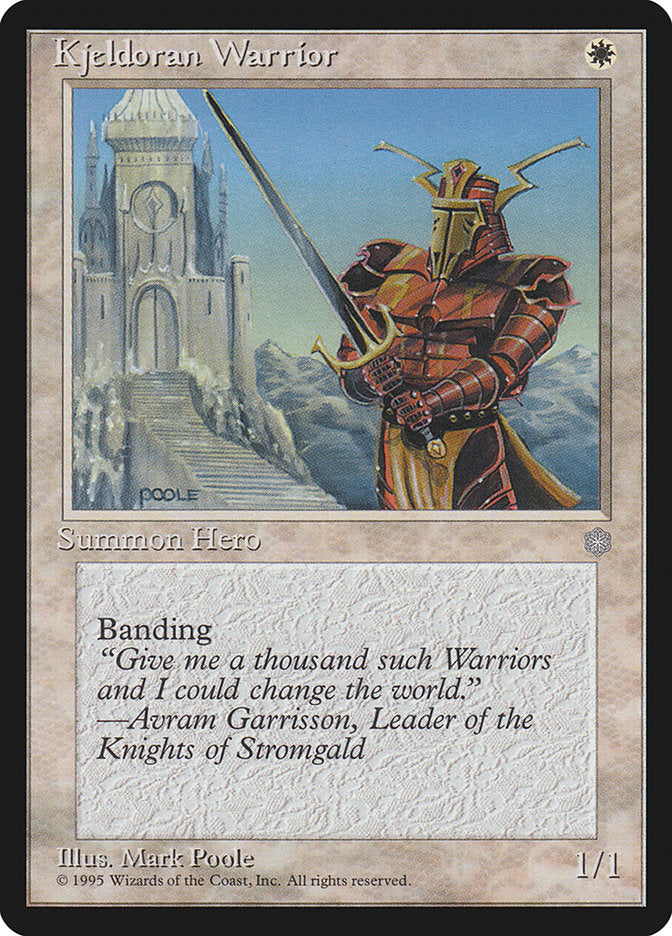 Kjeldoran Warrior [Ice Age] | Shuffle n Cut Hobbies & Games