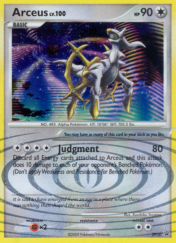 Arceus (DP50) [Diamond & Pearl: Black Star Promos] | Shuffle n Cut Hobbies & Games