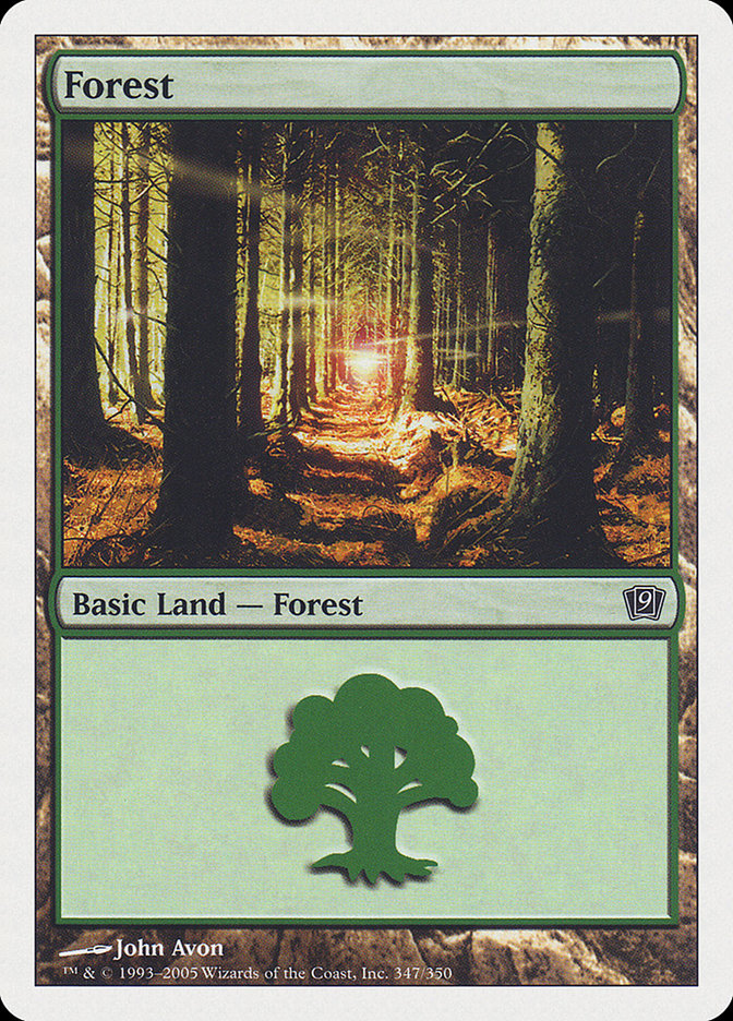 Forest (347) [Ninth Edition] | Shuffle n Cut Hobbies & Games