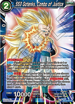 SS3 Gotenks, Combo of Justice (BT14-047) [Cross Spirits] | Shuffle n Cut Hobbies & Games