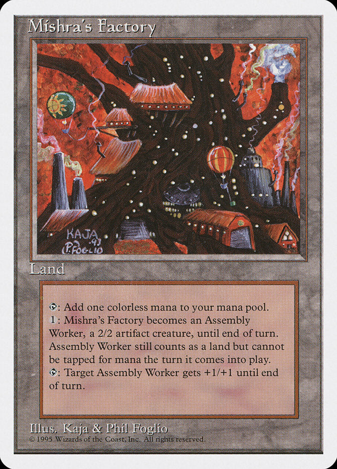 Mishra's Factory [Fourth Edition] | Shuffle n Cut Hobbies & Games