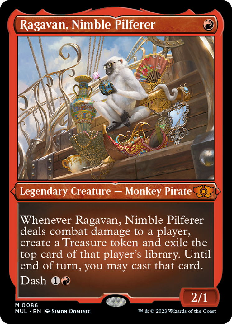 Ragavan, Nimble Pilferer (Foil Etched) [Multiverse Legends] | Shuffle n Cut Hobbies & Games