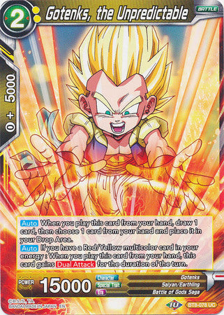 Gotenks, the Unpredictable [BT8-078] | Shuffle n Cut Hobbies & Games