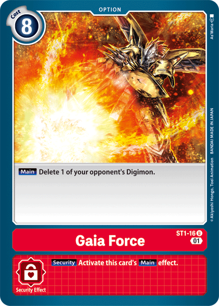Gaia Force [ST1-16] (Alternative Art) [Starter Deck: Gallantmon] | Shuffle n Cut Hobbies & Games