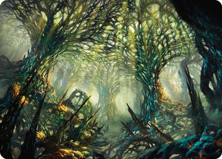 The Hunter Maze Art Card [Phyrexia: All Will Be One Art Series] | Shuffle n Cut Hobbies & Games