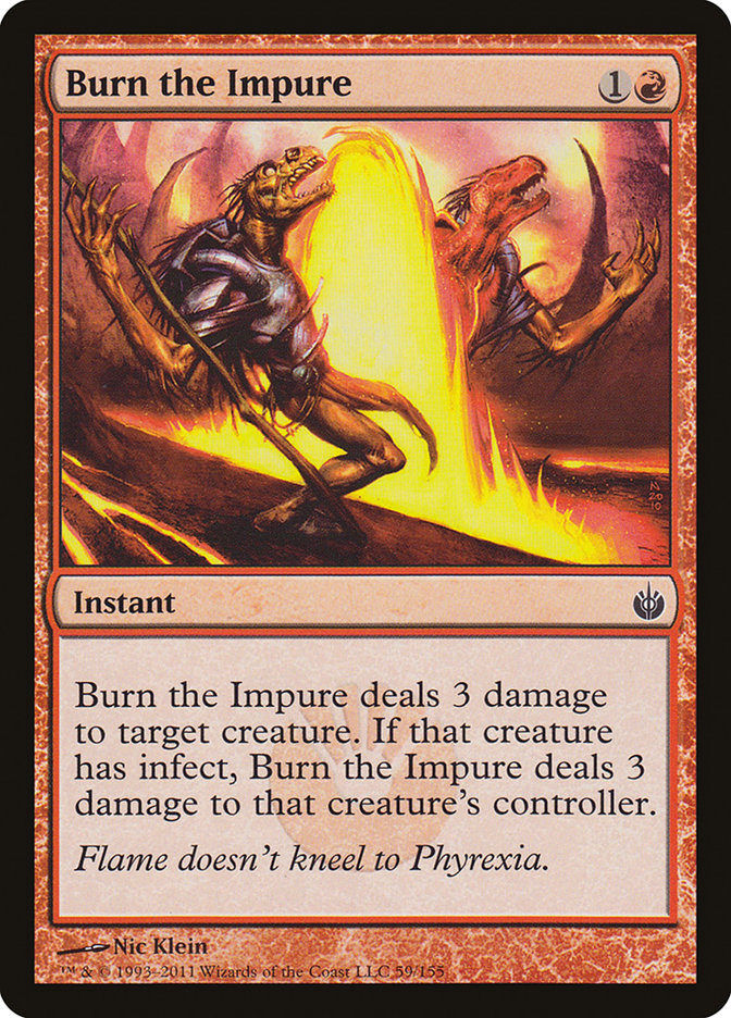 Burn the Impure [Mirrodin Besieged] | Shuffle n Cut Hobbies & Games