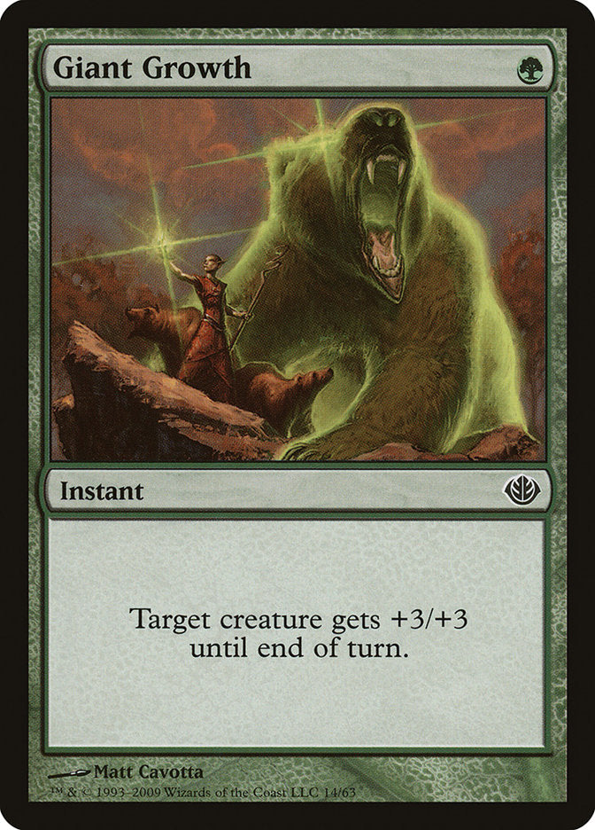 Giant Growth [Duel Decks: Garruk vs. Liliana] | Shuffle n Cut Hobbies & Games