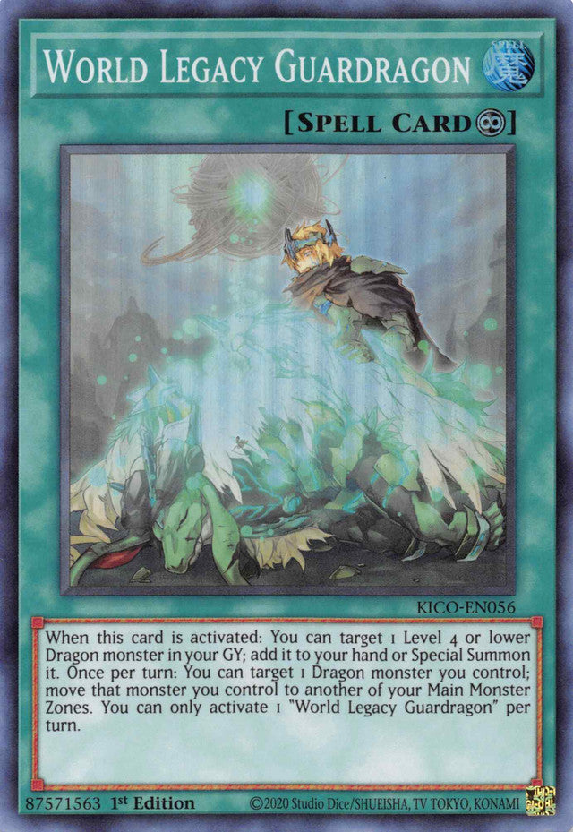 World Legacy Guardragon [KICO-EN056] Super Rare | Shuffle n Cut Hobbies & Games