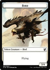 Bird (001) // Sculpture Double-Sided Token [Commander 2019 Tokens] | Shuffle n Cut Hobbies & Games