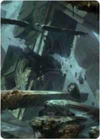 Swamp 3 Art Card [Zendikar Rising Art Series] | Shuffle n Cut Hobbies & Games