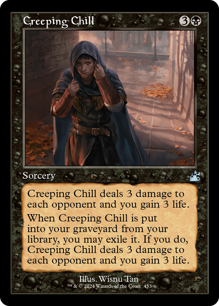 Creeping Chill (Retro Frame) [Ravnica Remastered] | Shuffle n Cut Hobbies & Games