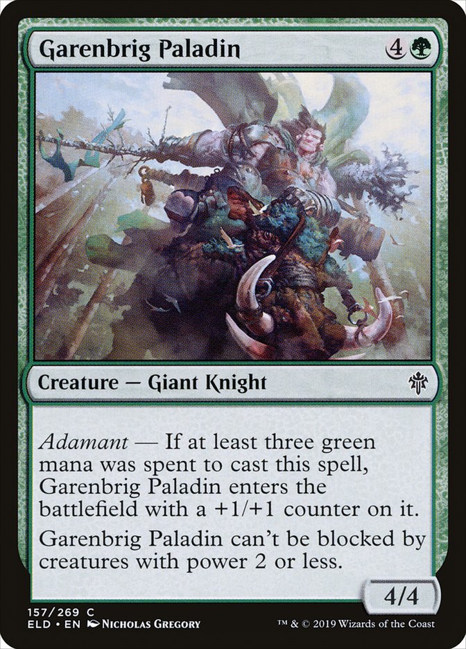 Garenbrig Paladin [Throne of Eldraine] | Shuffle n Cut Hobbies & Games