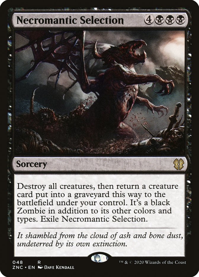 Necromantic Selection [Zendikar Rising Commander] | Shuffle n Cut Hobbies & Games