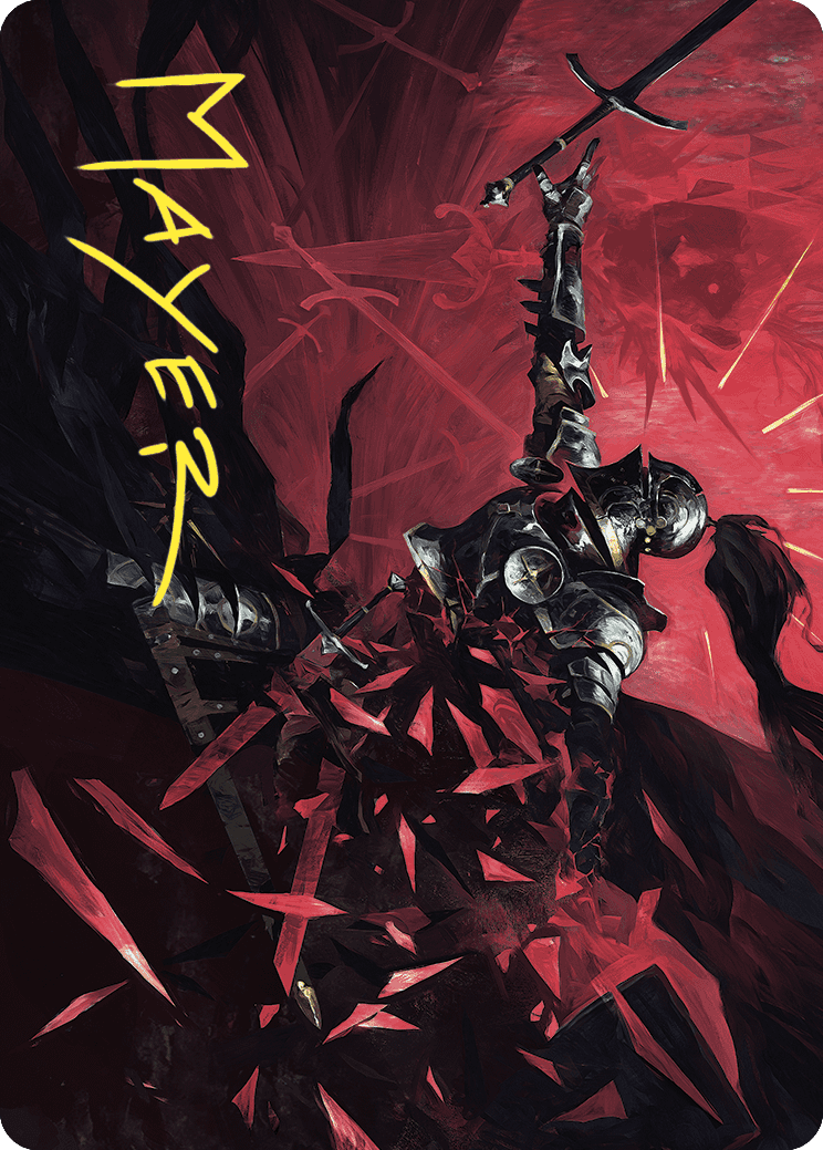 Shatter the Oath Art Card (Gold-Stamped Signature) [Wilds of Eldraine Art Series] | Shuffle n Cut Hobbies & Games