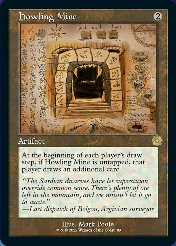 Howling Mine (Retro Schematic) [The Brothers' War Retro Artifacts] | Shuffle n Cut Hobbies & Games