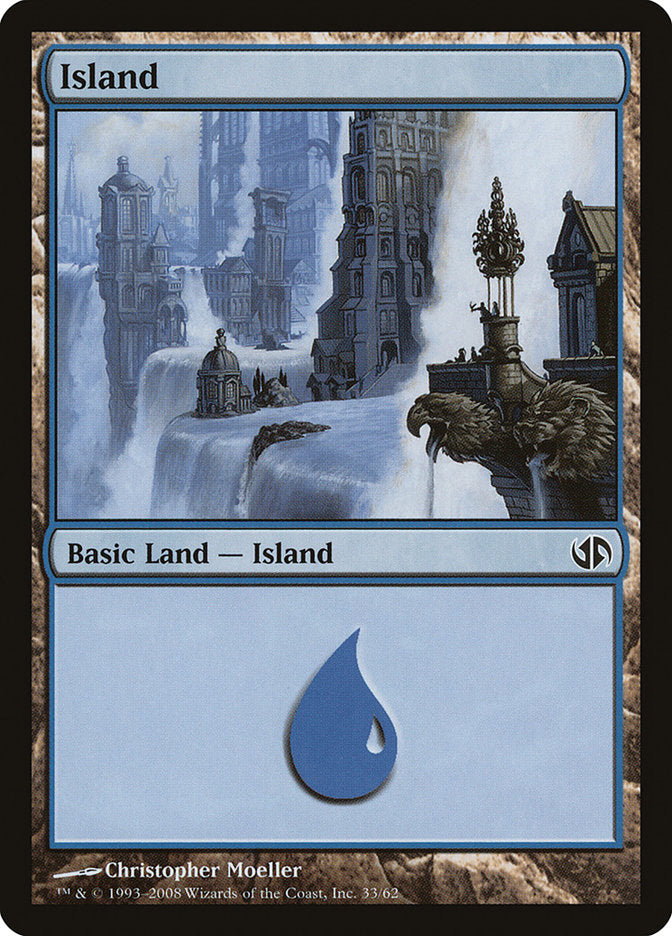 Island (33) [Duel Decks: Jace vs. Chandra] | Shuffle n Cut Hobbies & Games