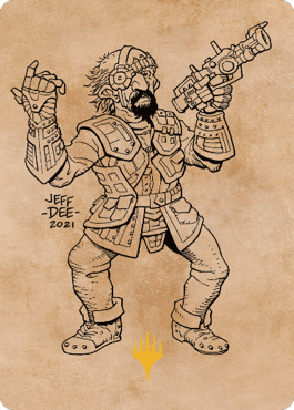 Jan Jansen, Chaos Crafter Art Card (Gold-Stamped) [Commander Legends: Battle for Baldur's Gate Art Series] | Shuffle n Cut Hobbies & Games