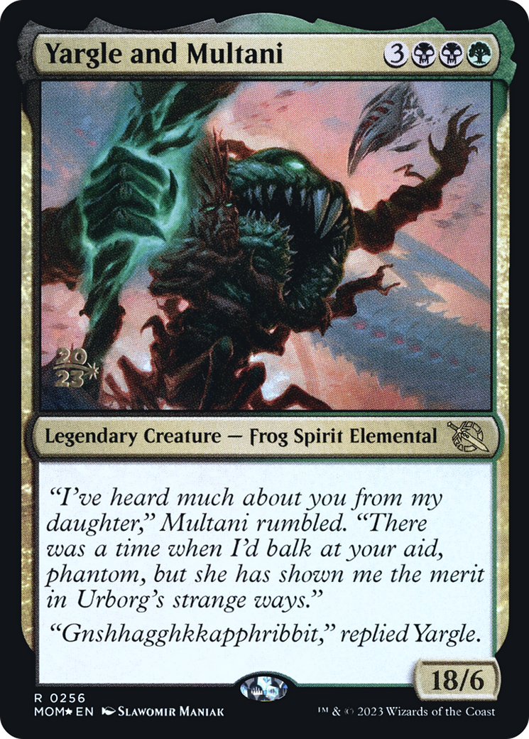 Yargle and Multani [March of the Machine Prerelease Promos] | Shuffle n Cut Hobbies & Games