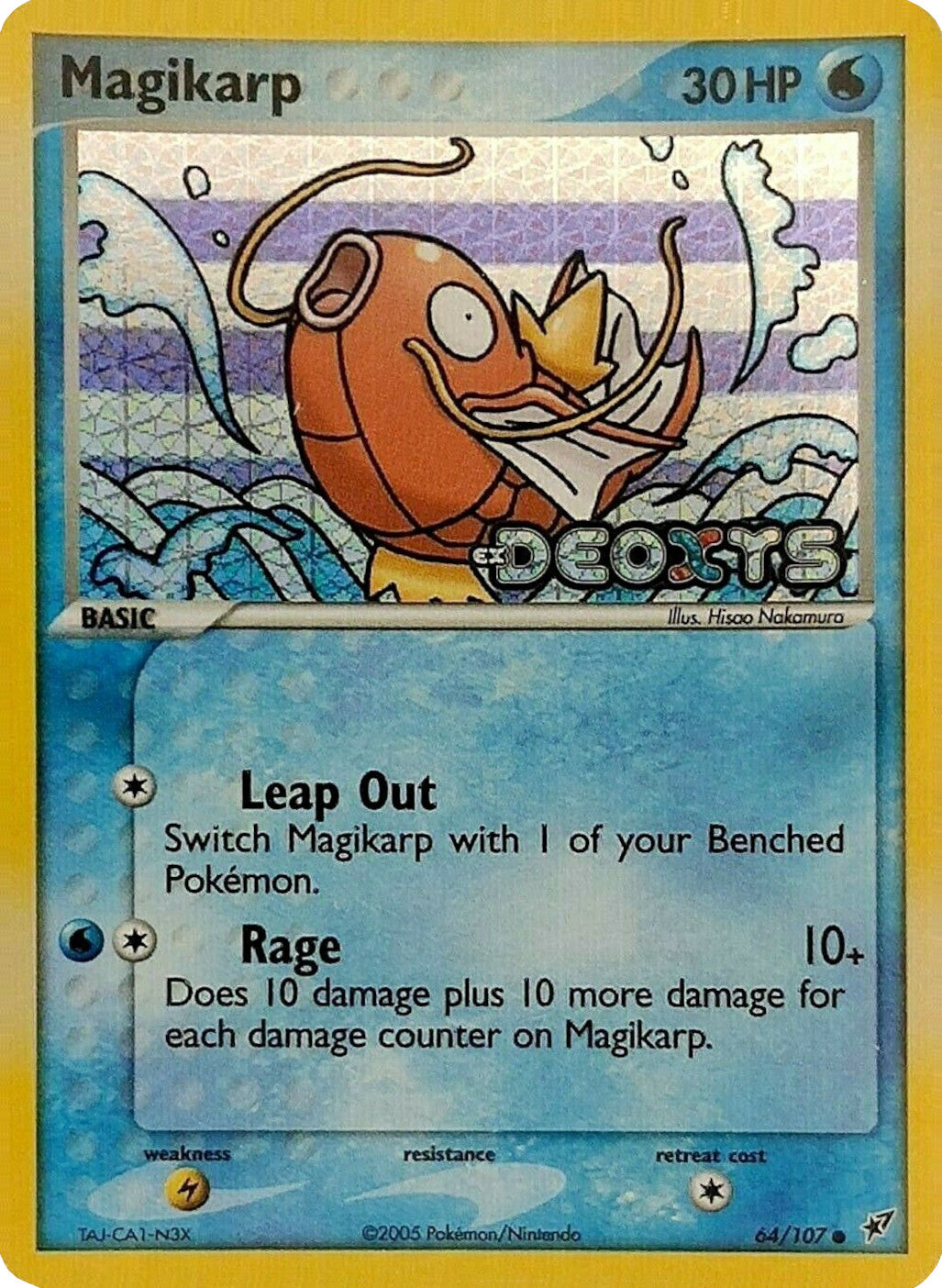 Magikarp (64/107) (Stamped) [EX: Deoxys] | Shuffle n Cut Hobbies & Games