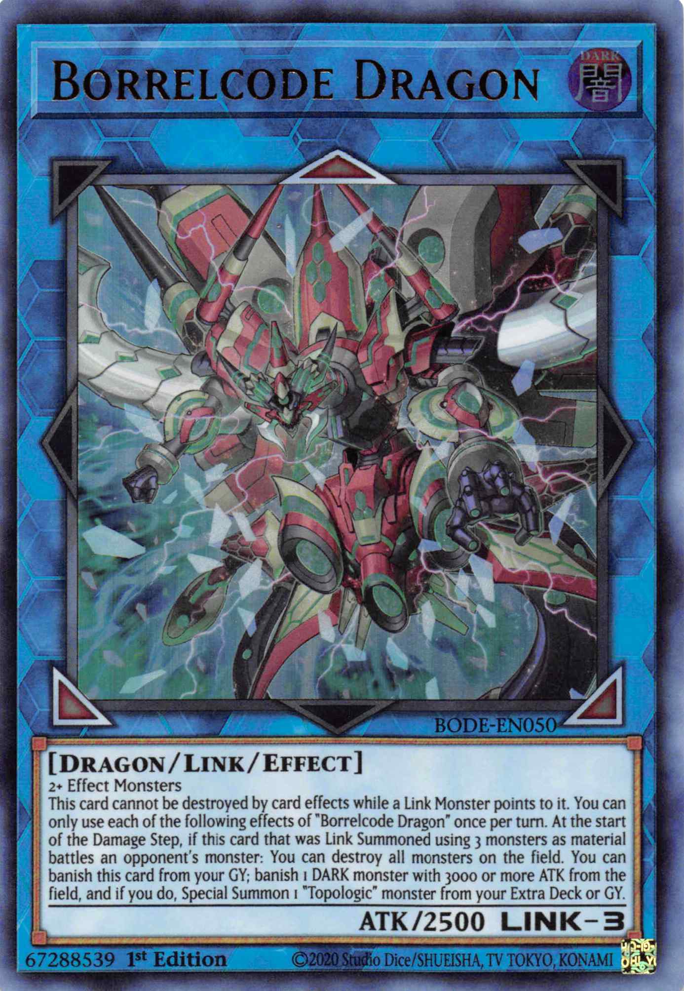 Borrelcode Dragon [BODE-EN050] Ultra Rare | Shuffle n Cut Hobbies & Games