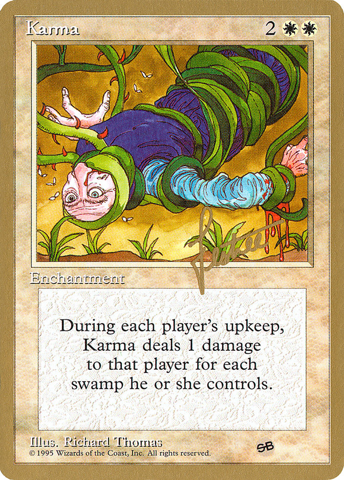 Karma (Bertrand Lestree) (SB) [Pro Tour Collector Set] | Shuffle n Cut Hobbies & Games