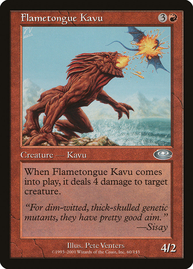 Flametongue Kavu [Planeshift] | Shuffle n Cut Hobbies & Games