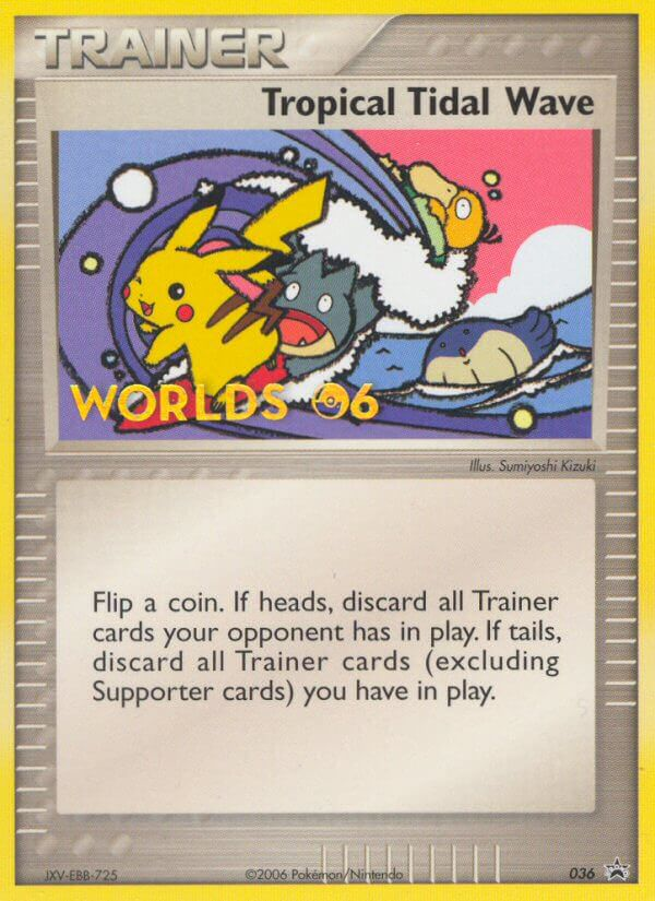 Tropical Tidal Wave (036) [Nintendo: Black Star Promos] | Shuffle n Cut Hobbies & Games