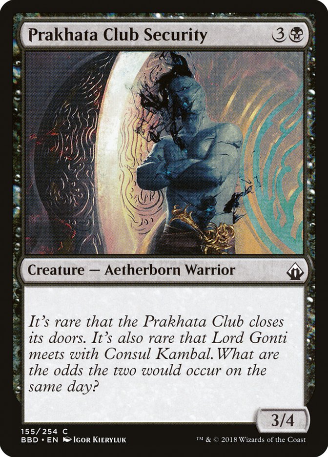 Prakhata Club Security [Battlebond] | Shuffle n Cut Hobbies & Games